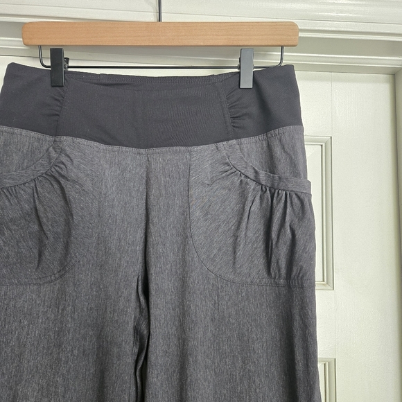 Prana Summit Pants Grey Black Hiking Long Inseam M Tall - Picture 6 of 9